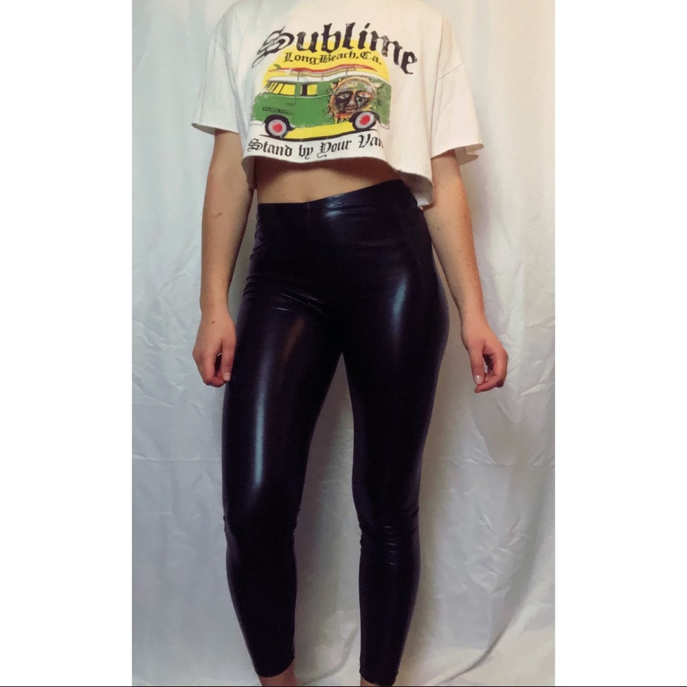 Forever 21 leather leggings ✨